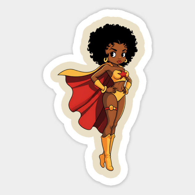Black Girl Magic, Black Girl Hero Magnet by UrbanLifeApparel