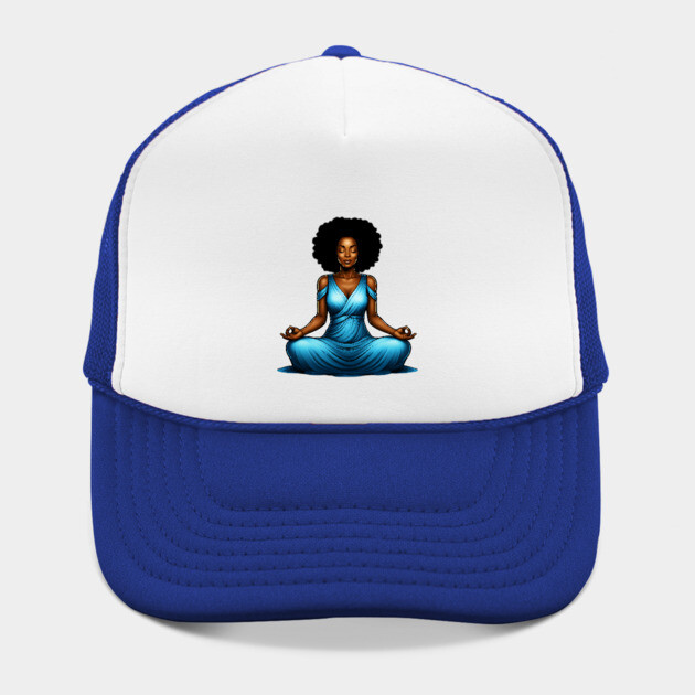 Black Woman Meditating by UrbanLifeApparel