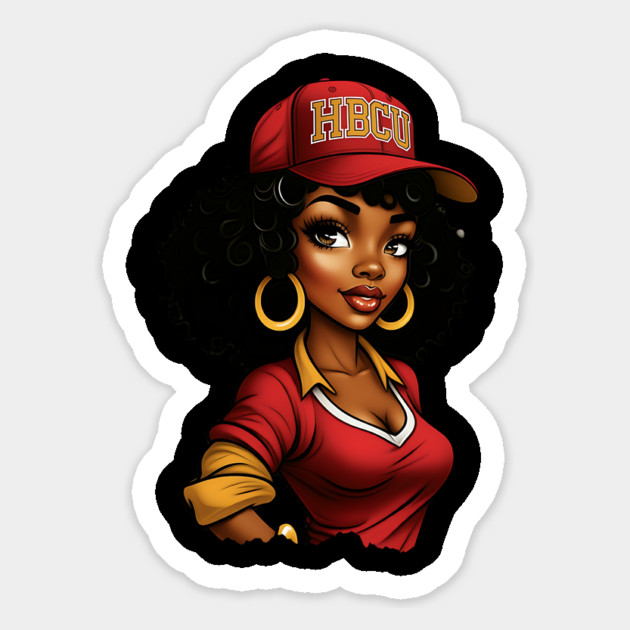 HBCU Woman Magnet by UrbanLifeApparel