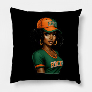HBCU Woman, HBCU Alumni, HBCU Grad Pillow