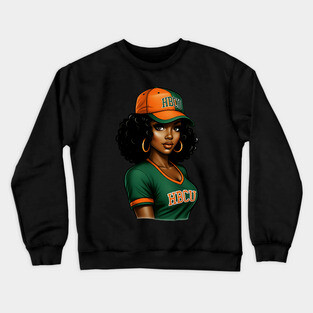 HBCU Woman, HBCU Alumni, HBCU Grad Crewneck Sweatshirt