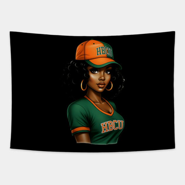 HBCU Woman, HBCU Alumni, HBCU Grad Tapestry by UrbanLifeApparel