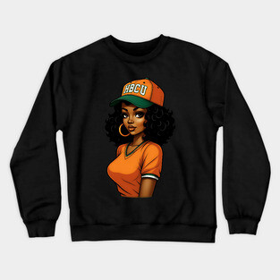 HBCU Women, HBCU Alumni, HBCU Grad Crewneck Sweatshirt