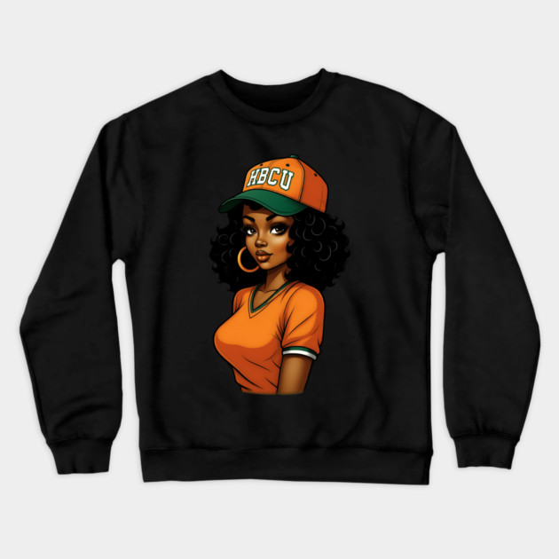 HBCU Women, HBCU Alumni, HBCU Grad Crewneck Sweatshirt by UrbanLifeApparel