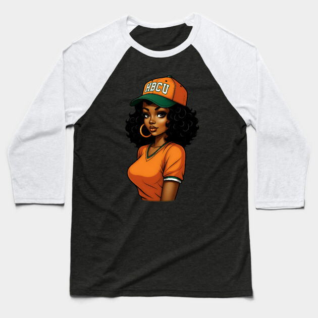 HBCU Women, HBCU Alumni, HBCU Grad Baseball T-Shirt by UrbanLifeApparel