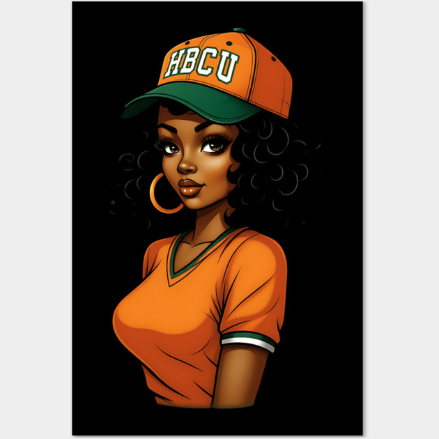 HBCU Women, HBCU Alumni, HBCU Grad Wall Art by UrbanLifeApparel