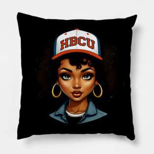 HBCU Women, HBCU Alumni, HBCU Grad Pillow