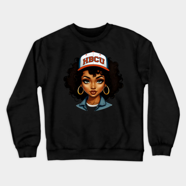 HBCU Women, HBCU Alumni, HBCU Grad Crewneck Sweatshirt by UrbanLifeApparel