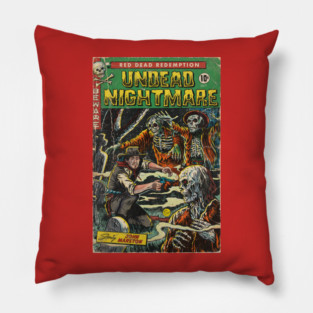 "Undead Nightmare" Video Game Comic Book Cover Fan Art Pillow
