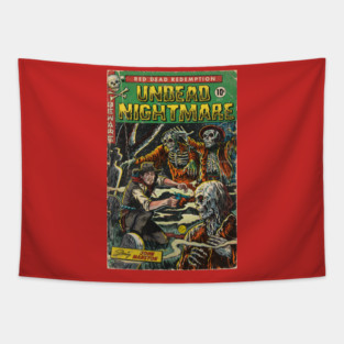 "Undead Nightmare" Video Game Comic Book Cover Fan Art Tapestry