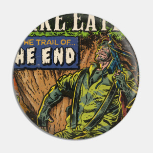 "The End" Video Game Comic Book Cover Fan Art Pin