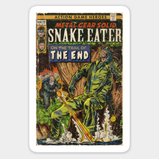 "The End" Video Game Comic Book Cover Fan Art Sticker