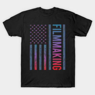 Gradient Flag Filmmaking Filmmaker Film Making T-Shirt