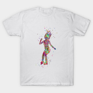 Roller skating girl T-Shirt