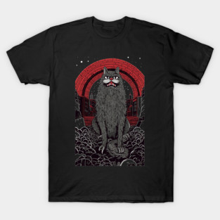 Japanese horror Cat T-Shirt