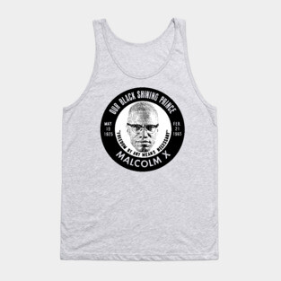 Malcolm X / Black Pride Button Tank Top