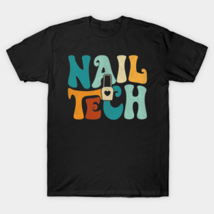 Nail Tech, Nail Boss Retro Vintage T-Shirt