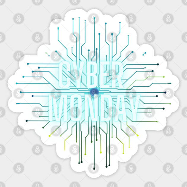 Cyber Monday Sticker by Creatifly Graphic Tees