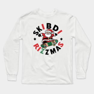 Skibidi-Rizzmas Long Sleeve T-Shirt