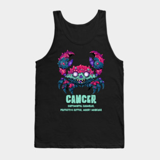 Cancer Crab Zombie Tank Top