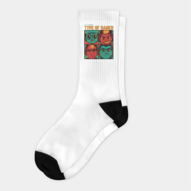 Type Of Gamer Socks by Urbanprint