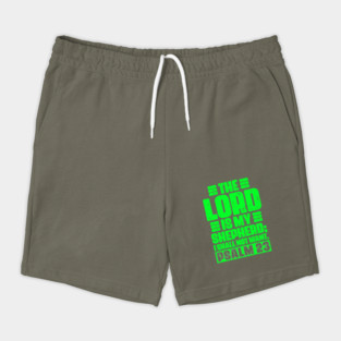 Psalm 23 The LORD Is My Shepherd Shorts
