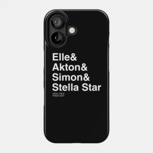 The characters of Starcrash Phone Case