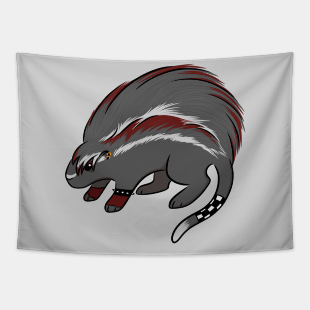 Emo Maned Rat Tapestry by DeguArts