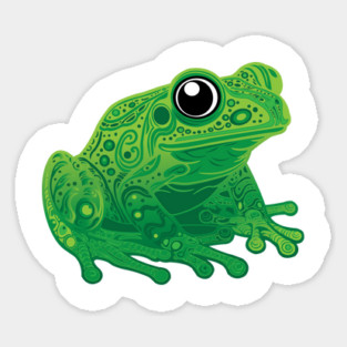 Happy Frog Sticker