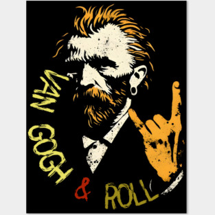 Van Gogh & Roll - Iconic Artistic Edge Posters and Art