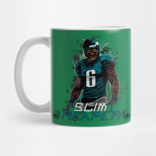 Slim Reaper: UNDEAD Edition - Devonta Smith Philadelphia Eagles Illustration Mug