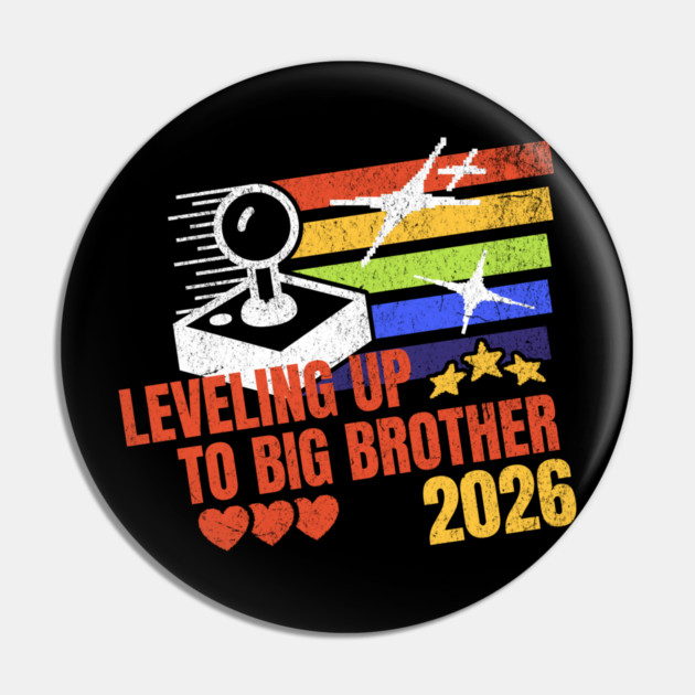 New Big Brother Leveling Up to Big Brother 2026 Gamer Pin by Yesteeyear