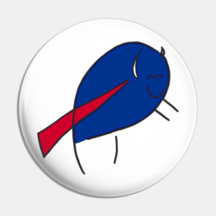 Go Bill! (Colored) Pin