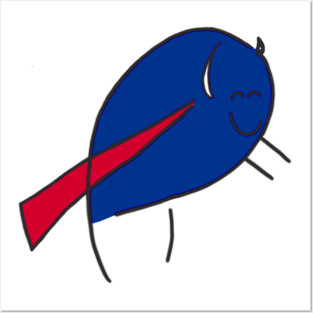 Go Bill! (Colored) Posters and Art