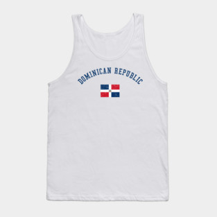 Dominican Republic Heritage Flag Vintage Tank Top