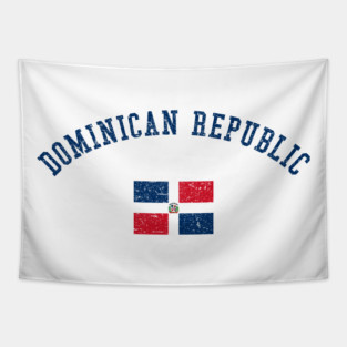 Dominican Republic Heritage Flag Vintage Tapestry