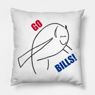 Go Bill! Go Bills! Pillow