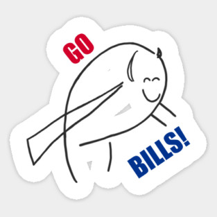 Go Bill! Go Bills! Sticker
