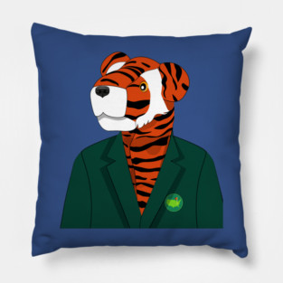 Tiger Woods Green Jacket Pillow