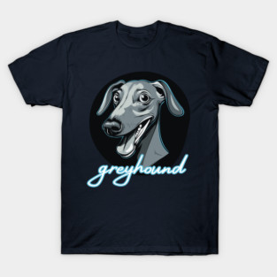 Greyhound - Neon Retro T-Shirt