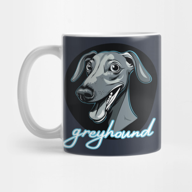 Greyhound - Neon Retro by TuncGK