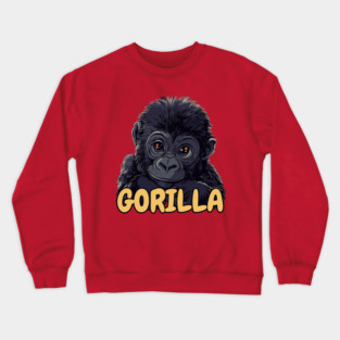 Baby Gorilla - Jungle Cuteness Crewneck Sweatshirt