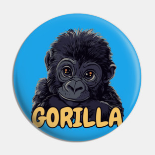 Baby Gorilla - Jungle Cuteness Pin