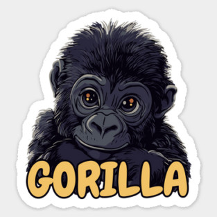 Baby Gorilla - Jungle Cuteness Magnet