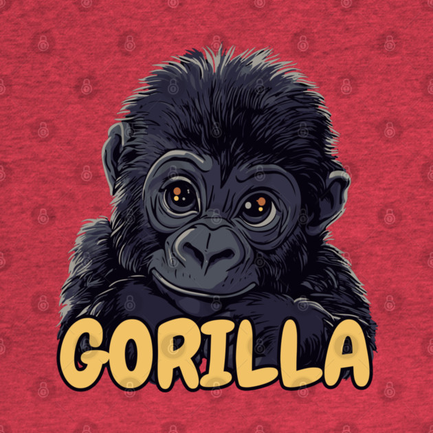 Baby Gorilla - Jungle Cuteness by TuncGK