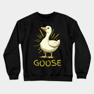 Goose - Retro Cartoon Style Crewneck Sweatshirt