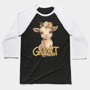 Folk Boho Goat - Cute and Chic Baseball T-Shirt