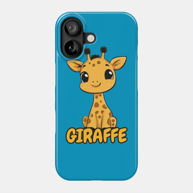 Cute Cartoon Giraffe - Retro Comic Book Phone Case by TuncGK