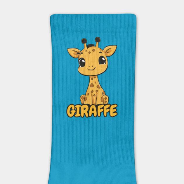 Cute Cartoon Giraffe - Retro Comic Book by TuncGK