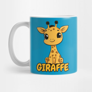 Cute Cartoon Giraffe - Retro Comic Book Mug